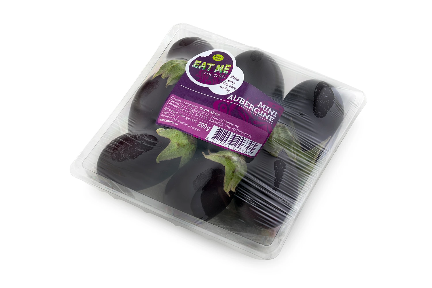 EAT ME Mini Aubergine 200 Gramm