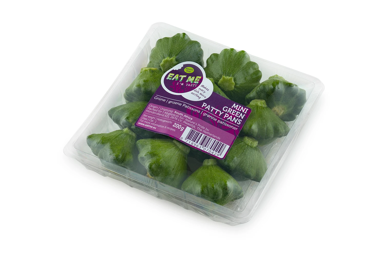 EAT ME Mini Patty Pans Green 200 Grams