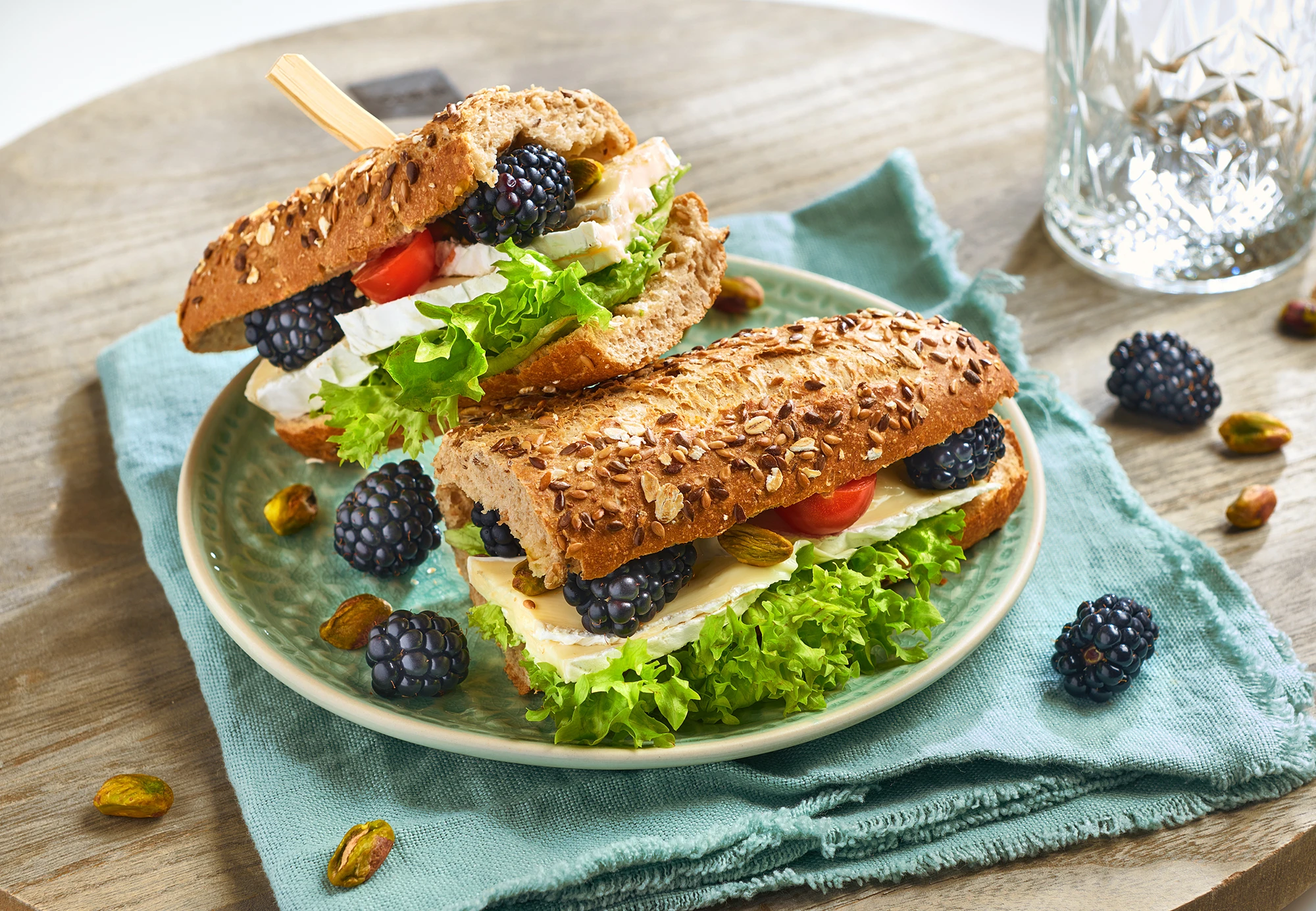EAT ME recipe - brie and blackberry roll