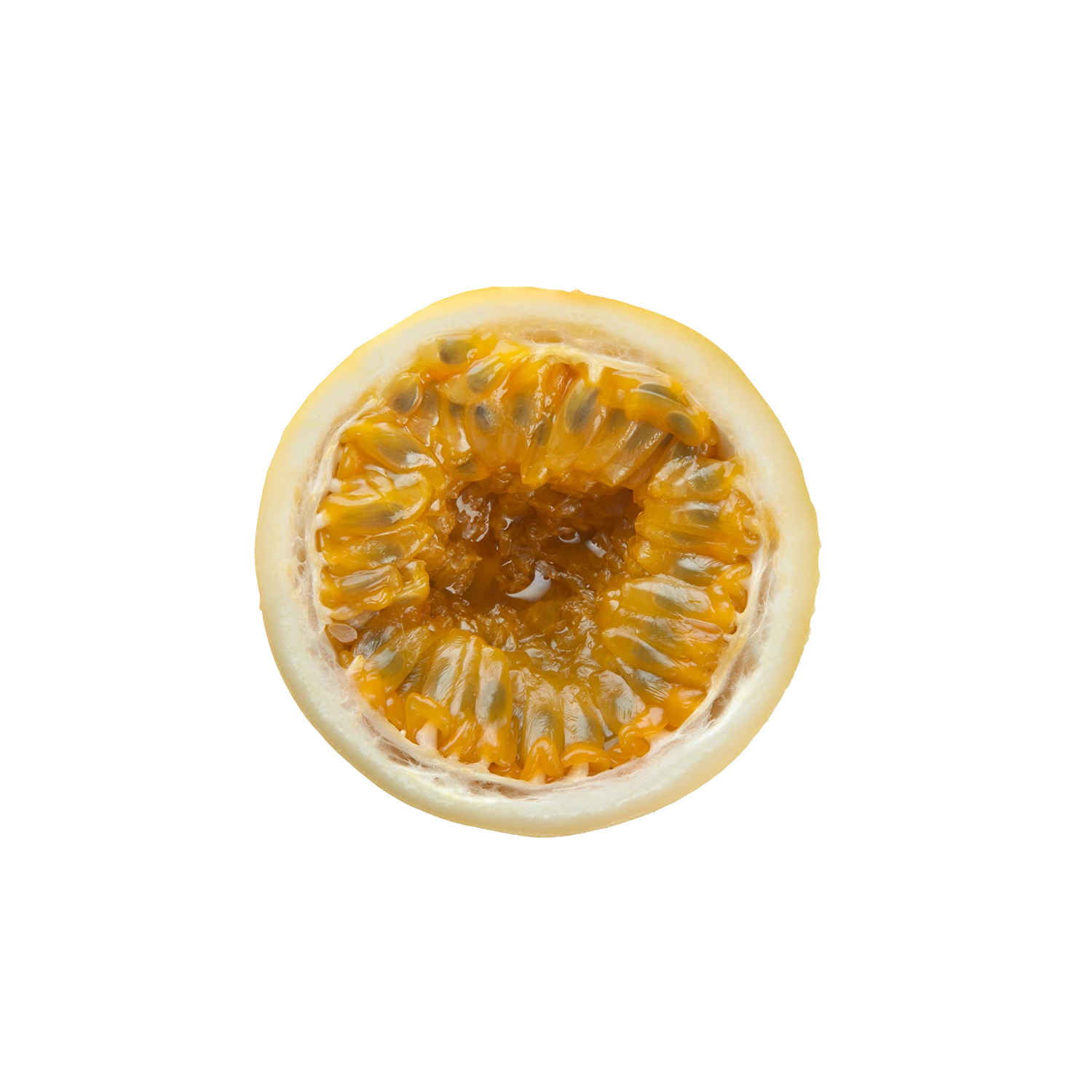 Maracuja Half Topview Transparant
