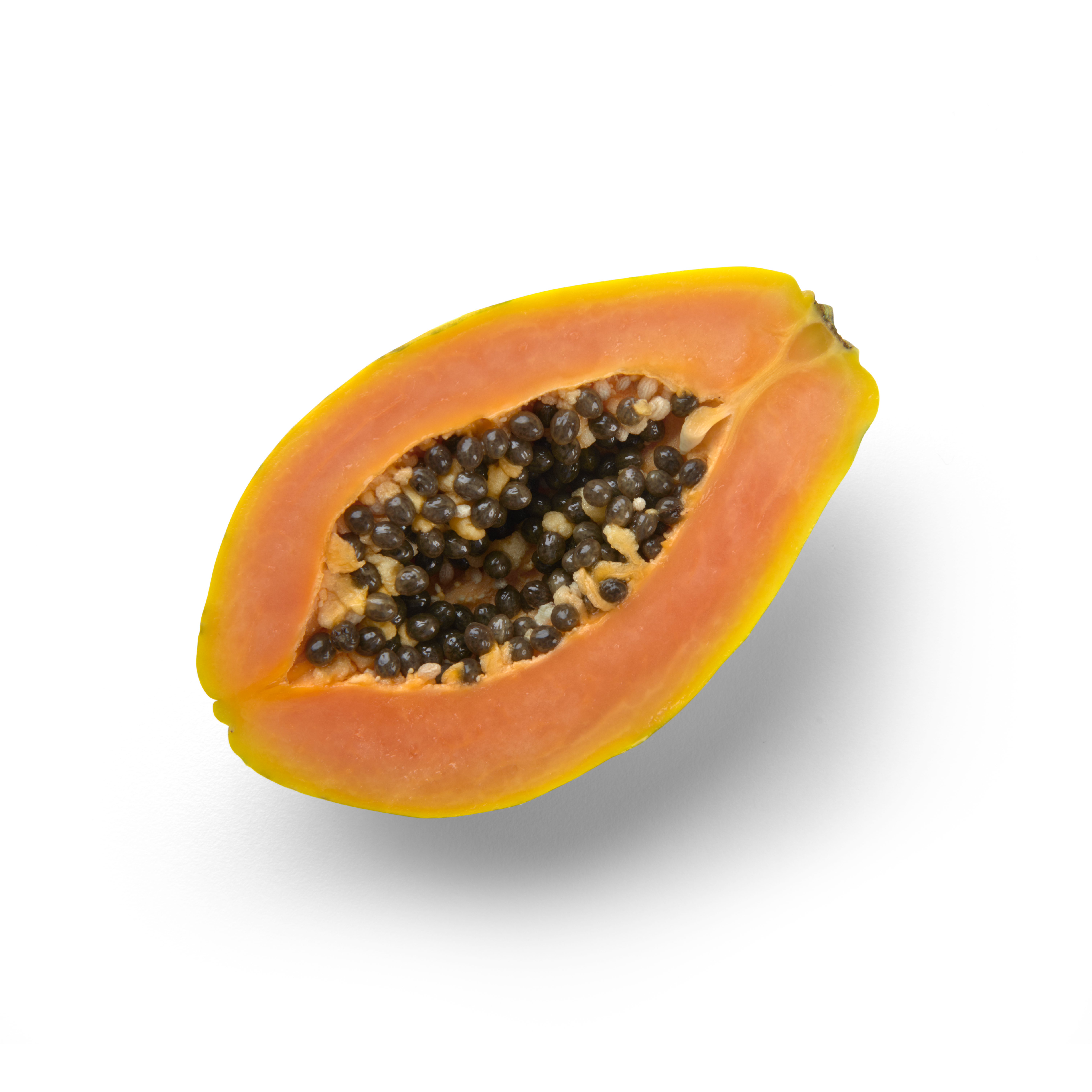 Papaya Half Topview