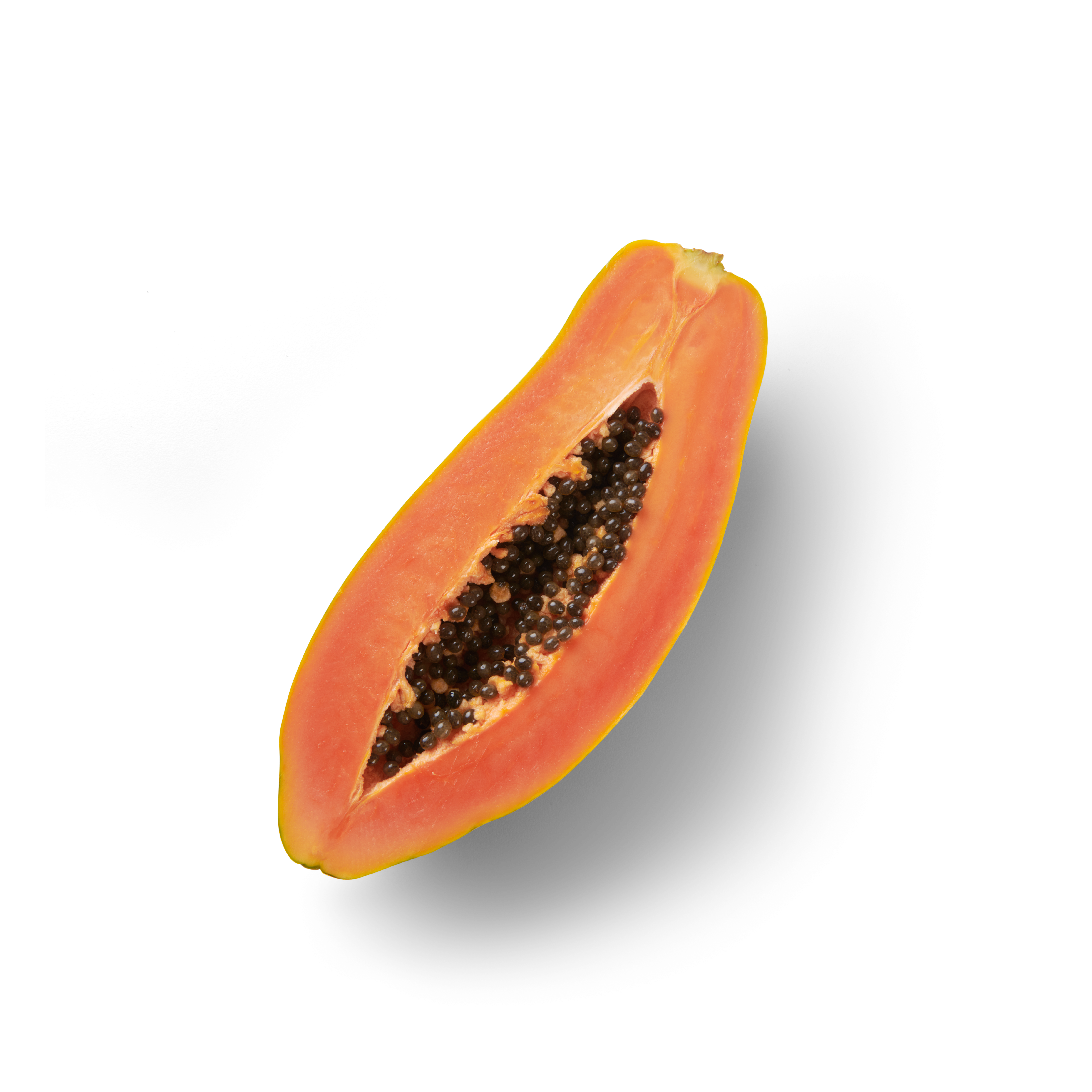 Papaya Half Topview